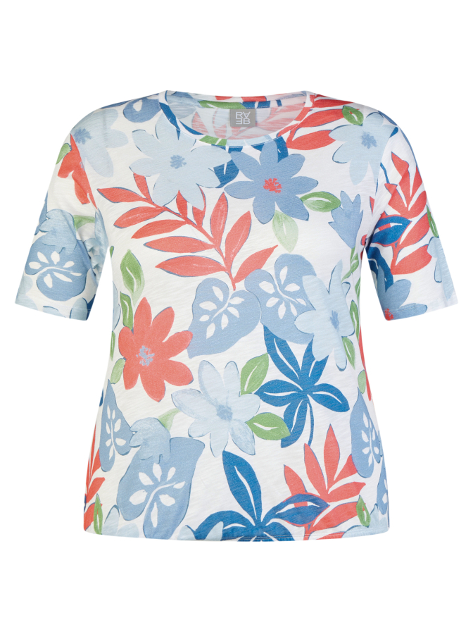 Rabe Moden T-Shirt mit floralem Allover- Print bei Robert Ley