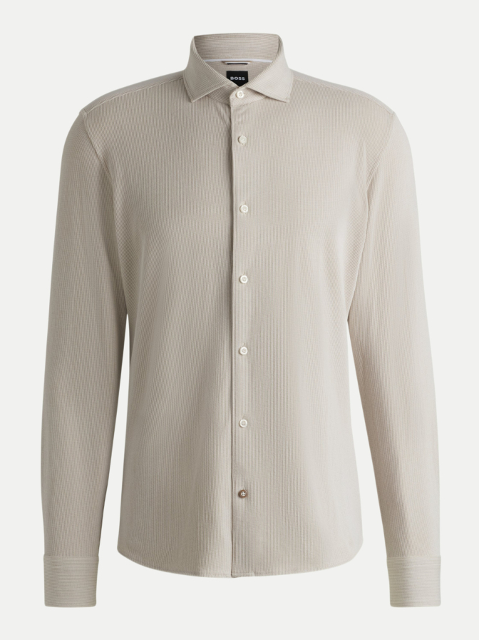 BOSS Black Casual-Fit Hemd mit feinem Muster bei Robert Ley