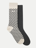 BOSS 2er-Pack Socken Minipattern 270-Light Beige bei Robert Ley