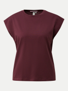 Q/S designed by T-Shirt mit überschnittener Schulter 4923-LILAC/PINK bei Robert Ley