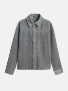 Opus Overshirt aus Cord Flanky 8072-easy grey bei Robert Ley