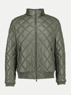 Heinz Bauer Gesteppter Lederblouson oliv 42m bei Robert Ley