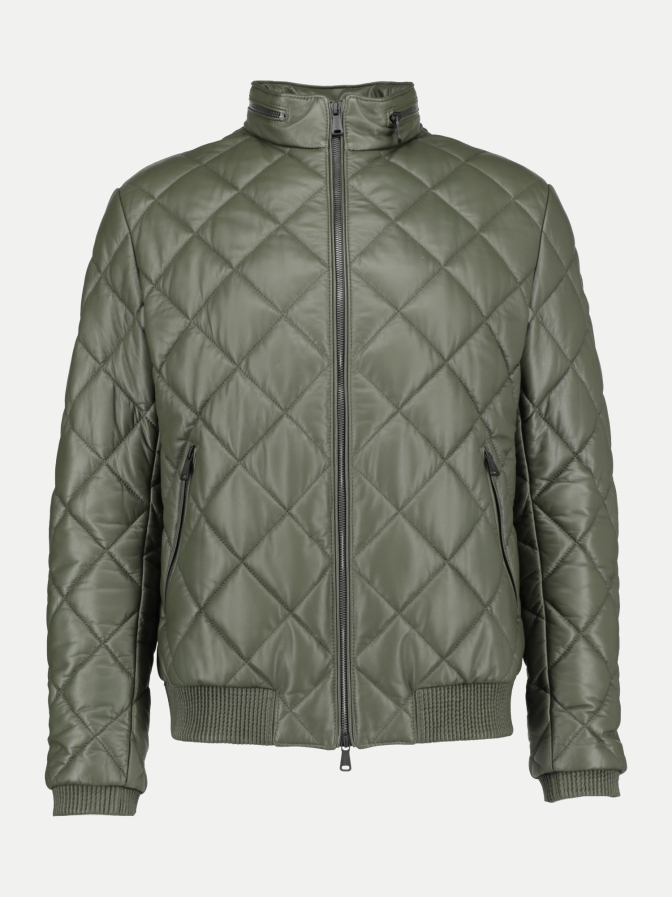 Heinz Bauer Gesteppter Lederblouson bei Robert Ley
