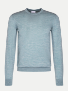 Seidensticker Strickpullover aus Merinowolle 73-73 ICE GREEN MÉLANGE bei Robert Ley
