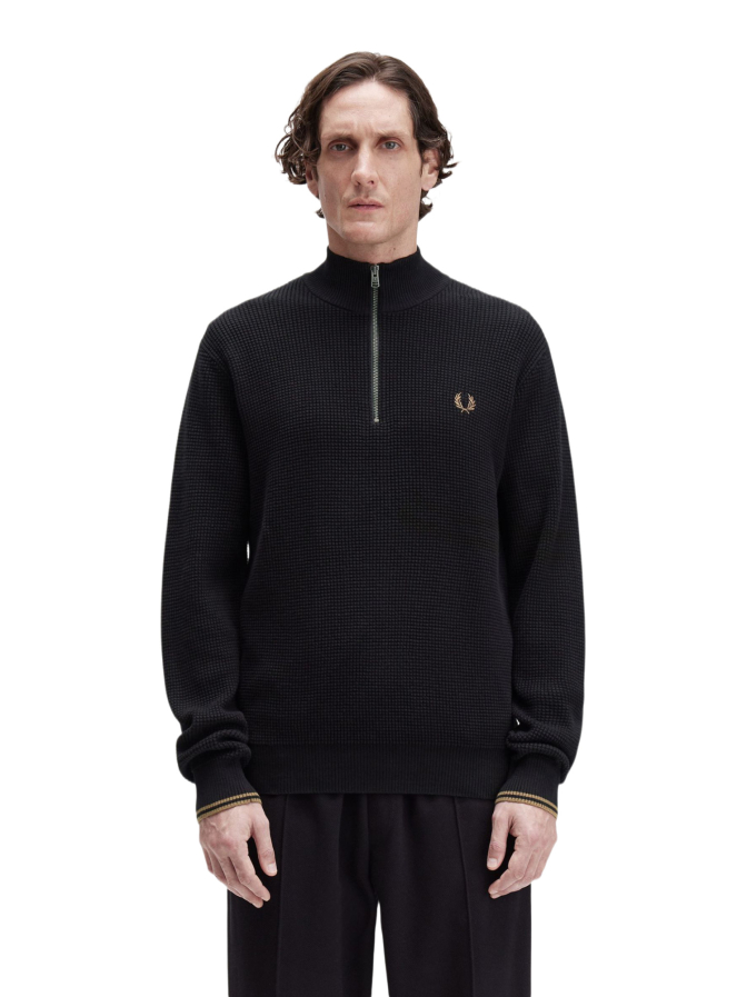 Fred Perry Troyer mit Waffel-Struktur bei Robert Ley