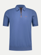 NZA New Zealand Auckland Poloshirt mit Reißverschluss 2636-COOL MARINE bei Robert Ley