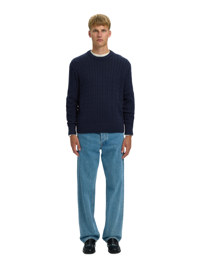SELECTED HOMME Strickpullover mit Zopfmuster bei Robert Ley