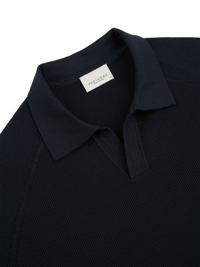 PROFUOMO Poloshirt mit offenem Kragen bei Robert Ley