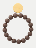 Vanessa Baroni Mini Beads Flex Bracelet chocolate brown bei Robert Ley