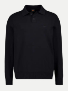 BOSS Orange Pullover Asac mit Polokragen 001-Black bei Robert Ley