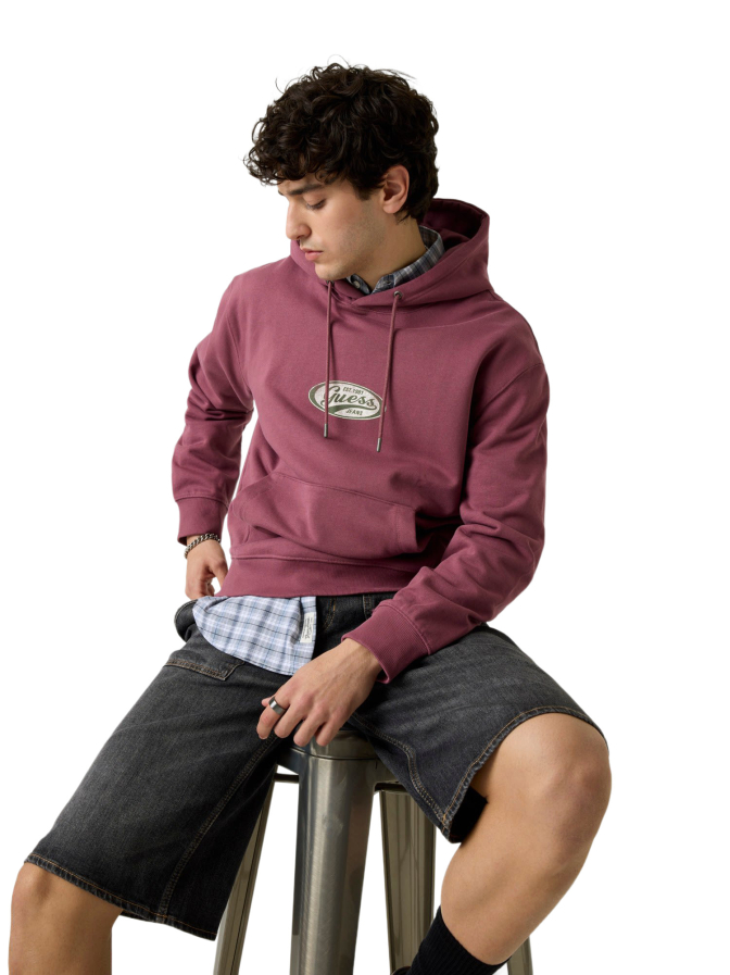 Guess Kapuzenpullover mit Logo-Print bei Robert Ley