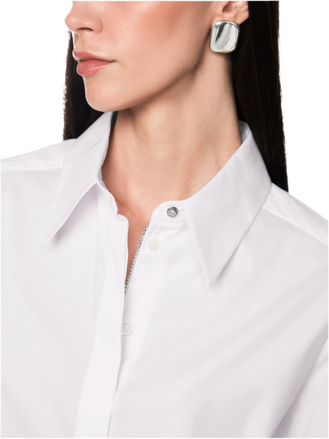 Marc Cain Bluse mit verdeckter Knopfleiste bei Robert Ley