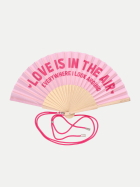 Giftcompany Fächer mit Motiv 23cm rosa Love is in the air bei Robert Ley