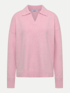 Cecil Pullover mit Polokragen 17983-mellow rose melange bei Robert Ley