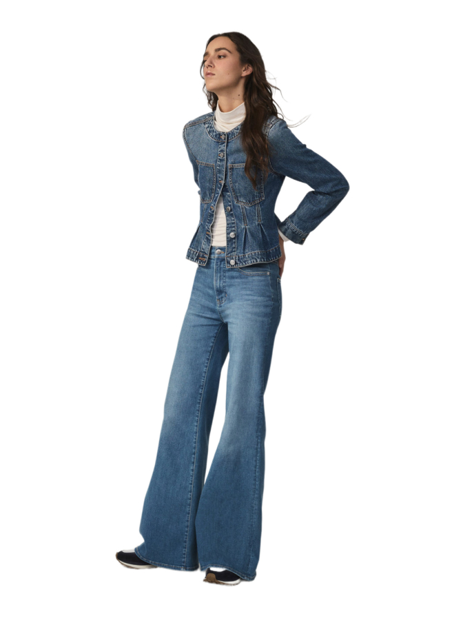 VERONICA BEARD Jeansjacke Zahara Peplum bei Robert Ley