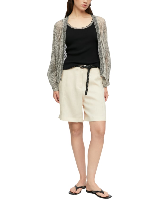 Comma Stricktop mit Kontrastdetail bei Robert Ley