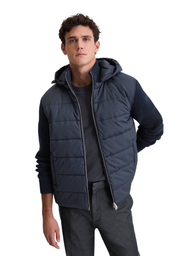 Marc O'Polo Hybridjacke mit Strickärmeln bei Robert Ley