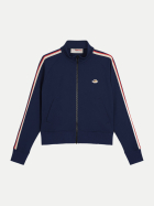Fiorucci Cropped Track Sweatshirt navy-navy bei Robert Ley