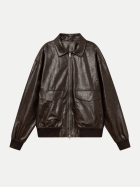 SoSue Oversized Lederjacke brown bei Robert Ley