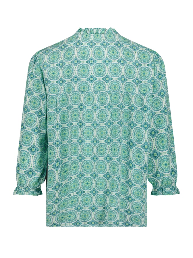 Cartoon Bluse mit 3/4 Arm bei Robert Ley