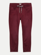 Tom Tailor Casual Tapered-Fit Hose 10342-Preppy Plum bei Robert Ley
