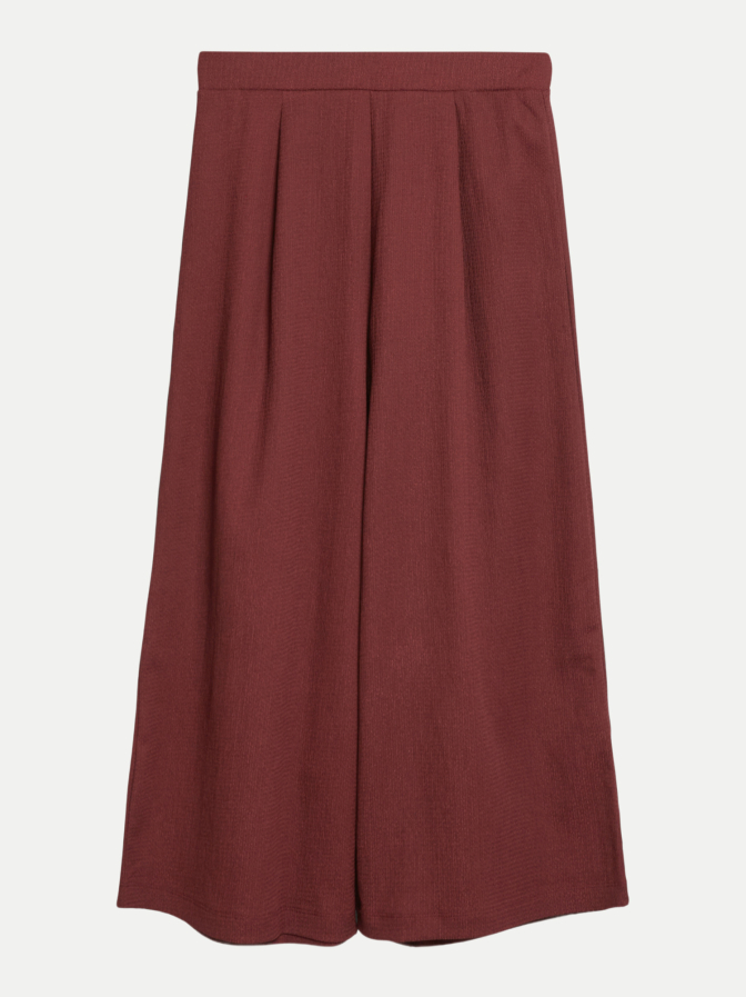 s.Oliver RED LABEL Strukturierte Culotte mit Falten und Elastikbund bei Robert Ley
