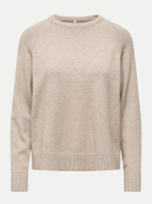 Only Basic Strickpullover ONLPRINCESS 278275001-Mocha Meringue/Melange bei Robert Ley
