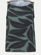 Street One Top mit Allover-Print 37742-deep bound green bei Robert Ley