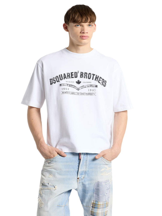 DSQUARED2 Loose Fit T-shirt mit Logoprint bei Robert Ley