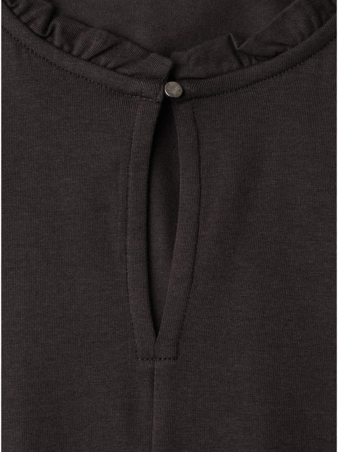 Street One Basic Langarmshirt mit Rüschen bei Robert Ley