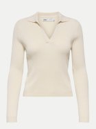 Only Langarm Poloshirt ONLKAYA 180083-Birch bei Robert Ley