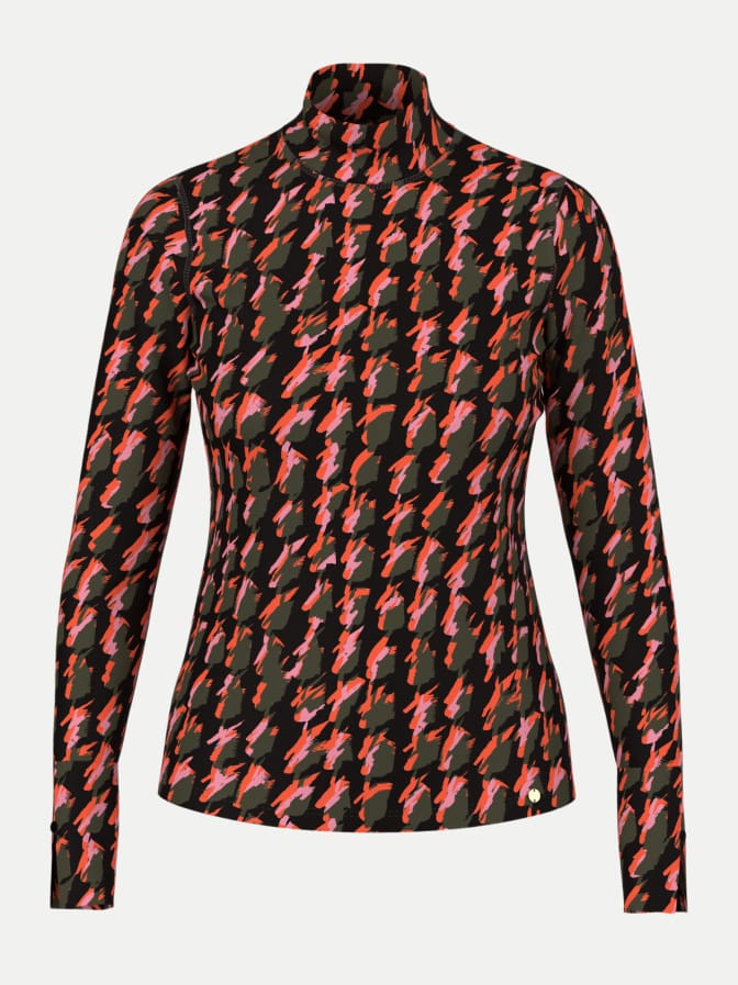 Marc Cain Langarmshirt mit Hahnentrittmuster bei Robert Ley