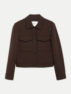 s.Oliver RED LABEL Blouson im Hemd-Look 8944-BROWN bei Robert Ley