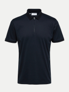 SELECTED HOMME Polohemd mit Reißverschluss 186839-Sky Captain bei Robert Ley