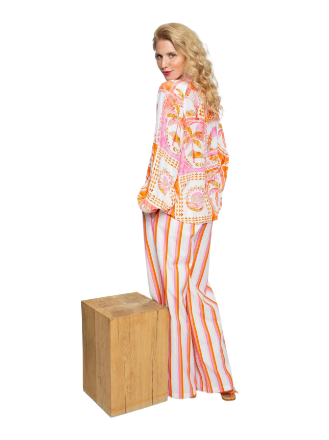 Emily Van Den Bergh Bluse mit sommerlichem Print bei Robert Ley