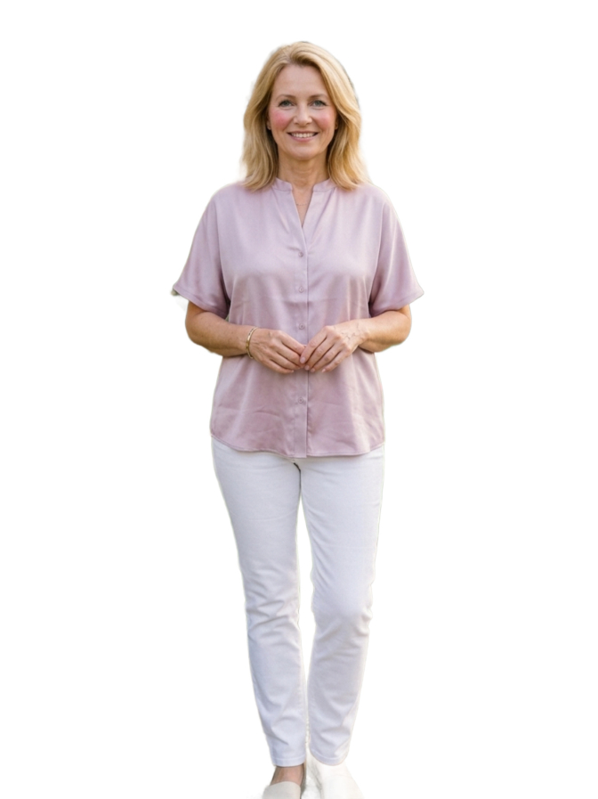 Herzen's Bluse 1/2 Arm mit Seidenanteil bei Robert Ley