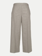 Antonelli Firenze Wide-Leg Wollhose Peonia taupe bei Robert Ley