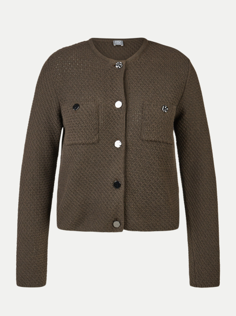 Rabe Moden Strickjacke mit Schmuckknöpfen bei Robert Ley