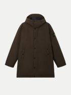 Stone Island Daunenparka mit Anti-Drop-Finish v0078coalgrey bei Robert Ley