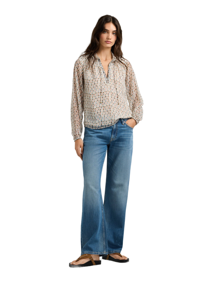 Pepe Jeans Bluse mit Ikat-Muster FALINA bei Robert Ley
