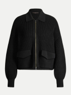 Windsor Women Strickjacke aus Merinowolle 001-Black 001 bei Robert Ley