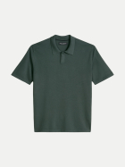 Marc O'Polo Strick-Poloshirt aus reiner Bio-Baumwolle 0362-Mangrove bei Robert Ley