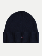 Tommy Hilfiger Beanie mit Logo-Stickerei DW6-BLUE bei Robert Ley