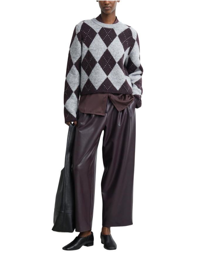 Comma Strickpullover mit Rautenmuster bei Robert Ley