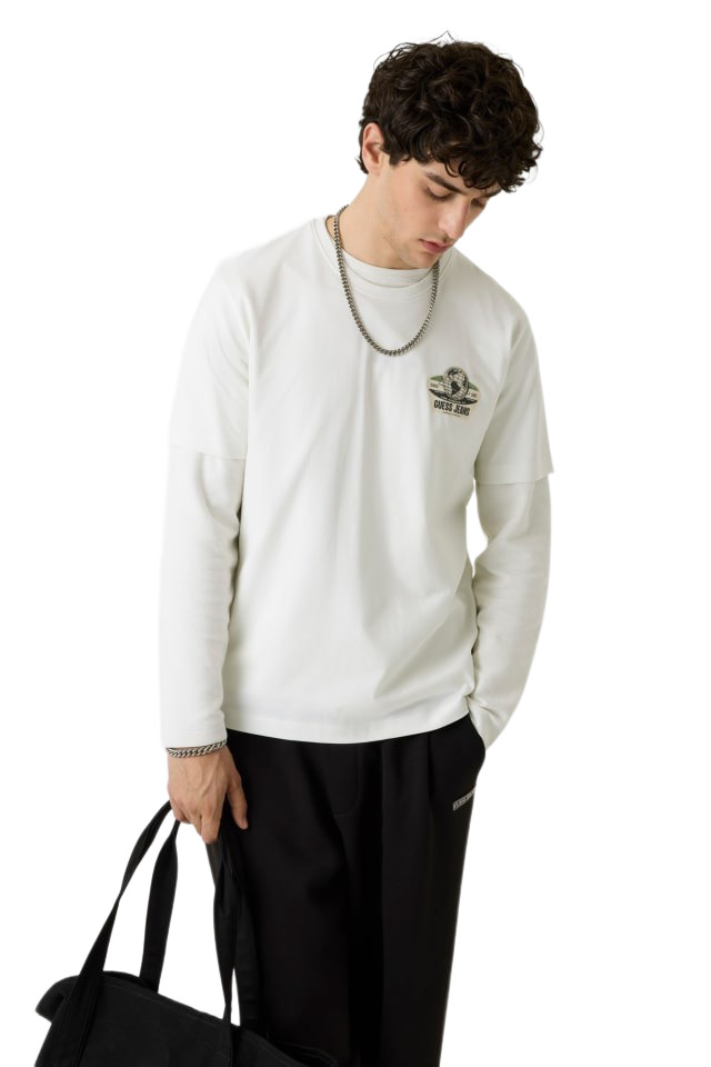 Guess T-Shirt mit Logo-Print bei Robert Ley