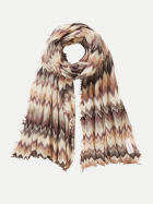 Purschoen Kaschmirschal 6962-chevron coffee-spacegrey bei Robert Ley