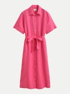 Gant Hemdblusenkleid aus Leinen 661-BRIGHT FUSCHIA bei Robert Ley