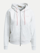 Smith & Soul Sweatshirt-Jacke mit Rücken-Print 830-CREAMY GREY MELANGE bei Robert Ley