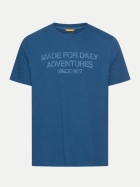 camel active T-shirt mit Schriftzug Indigo Blue bei Robert Ley
