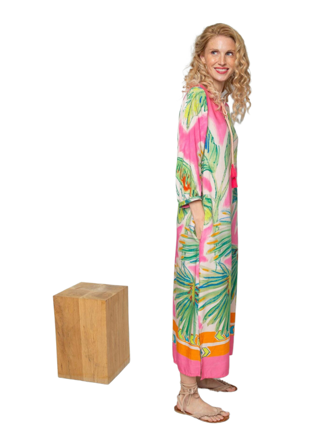 Emily Van Den Bergh Tunikakleid mit Allover-Print bei Robert Ley